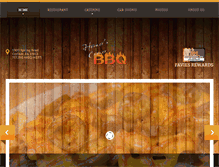 Tablet Screenshot of hornerscornerbbq.com